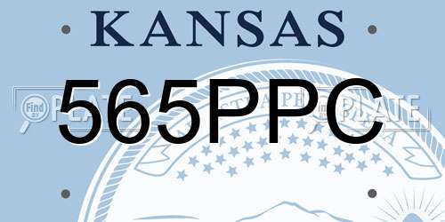 565PPC Kansas License Plate