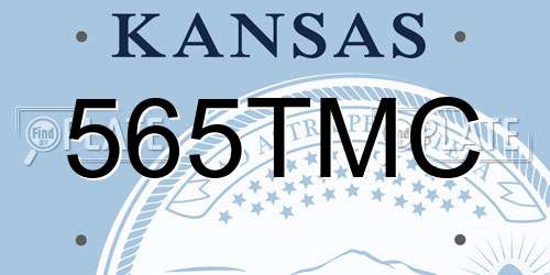 565TMC Kansas License Plate