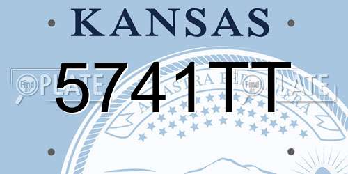 5741TT Kansas License Plate