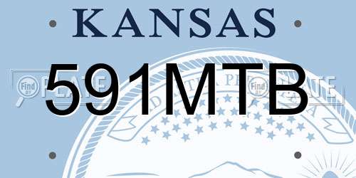 591MTB Kansas License Plate