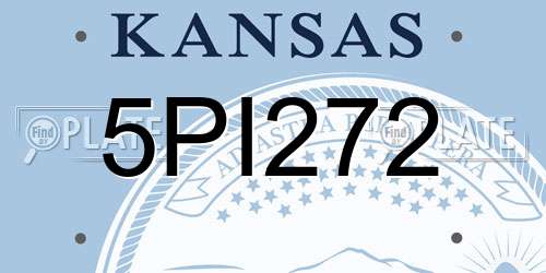 5PI272 Kansas License Plate