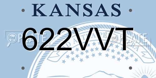 622VVT Kansas License Plate