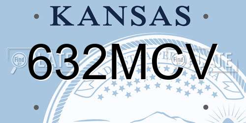 632MCV Kansas License Plate