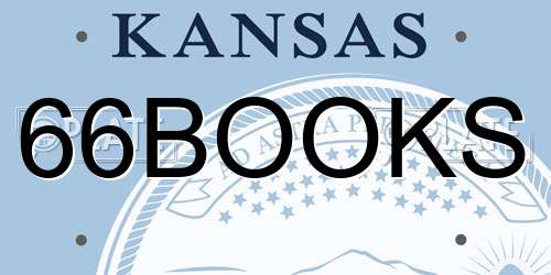 66BOOKS Kansas License Plate