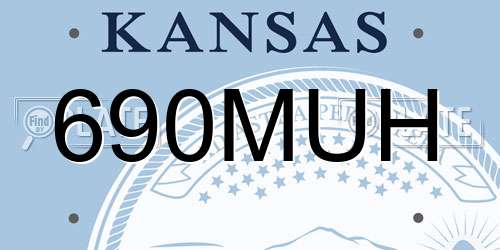 690MUH Kansas License Plate