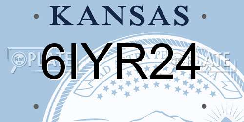 6IYR24 Kansas License Plate