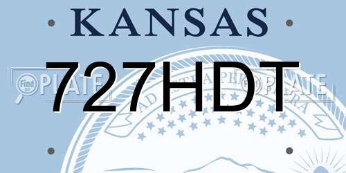 727HDT Kansas License Plate