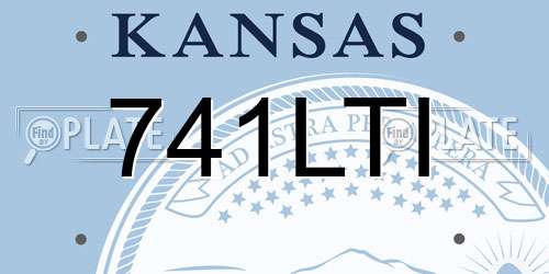 741LTI Kansas License Plate