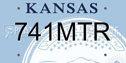 741MTR Kansas License Plate