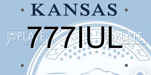 777IUL Kansas License Plate