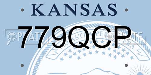 779QCP Kansas License Plate