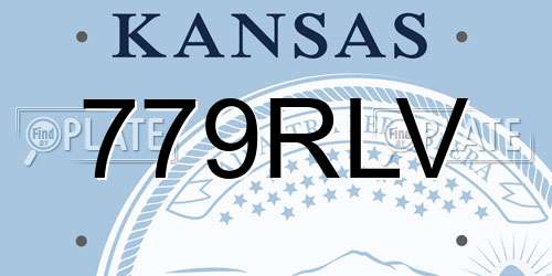 779RLV Kansas License Plate