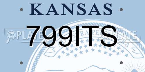 799ITS Kansas License Plate