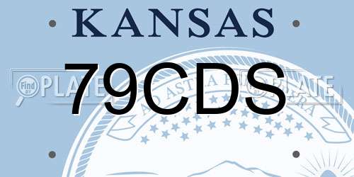 79CDS Kansas License Plate