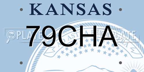 79CHA Kansas License Plate