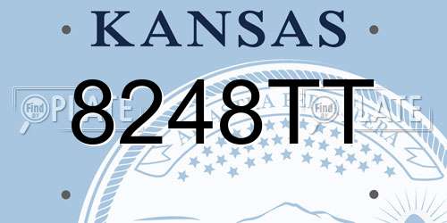 8248TT Kansas License Plate