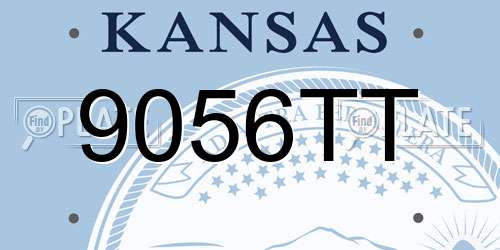 9056TT Kansas License Plate