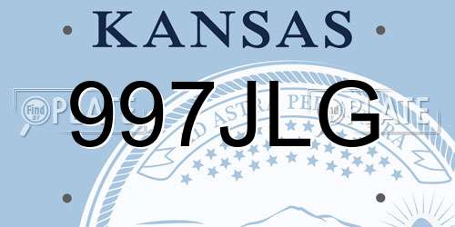 997JLG Kansas License Plate