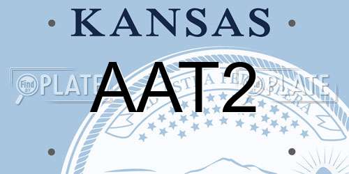 AAT2 Kansas License Plate