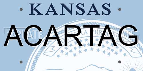 ACARTAG Kansas License Plate