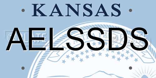 AELSSDS Kansas License Plate