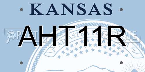 AHT11R Kansas License Plate