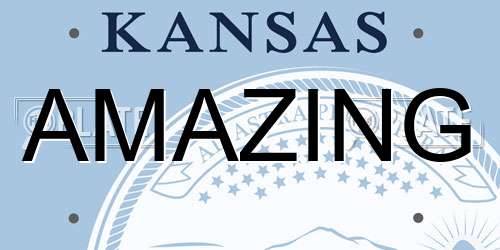 AMAZING Kansas License Plate