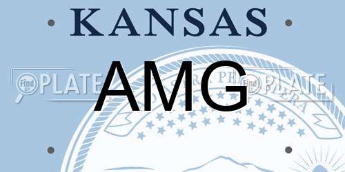 AMG Kansas License Plate