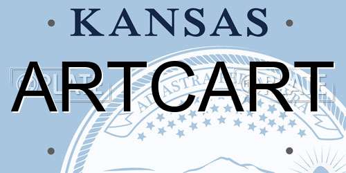 ARTCART Kansas License Plate