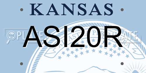 ASI20R Kansas License Plate