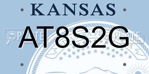 AT8S2G Kansas License Plate