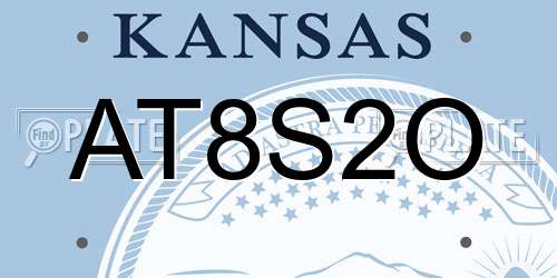 AT8S2O Kansas License Plate