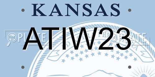 ATIW23 Kansas License Plate