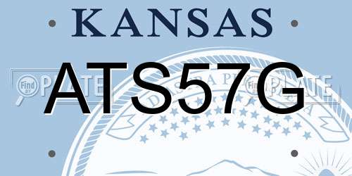 ATS57G Kansas License Plate