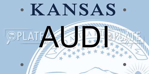 AUDI Kansas License Plate