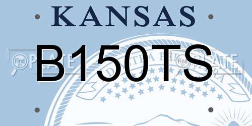 B150TS Kansas License Plate