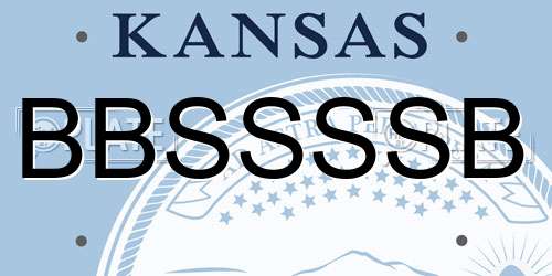 BBSSSSB Kansas License Plate