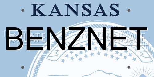 BENZNET Kansas License Plate