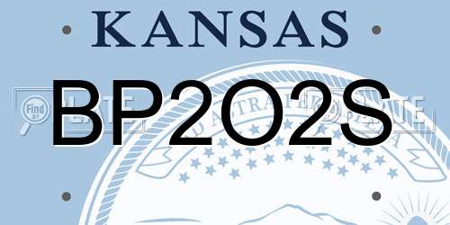 BP2O2S Kansas License Plate
