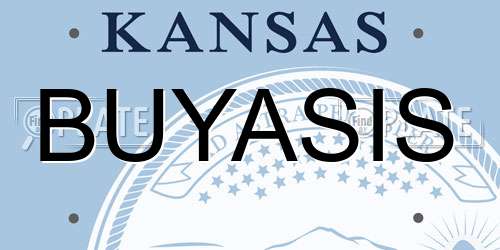 BUYASIS Kansas License Plate