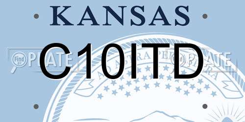 C10ITD Kansas License Plate