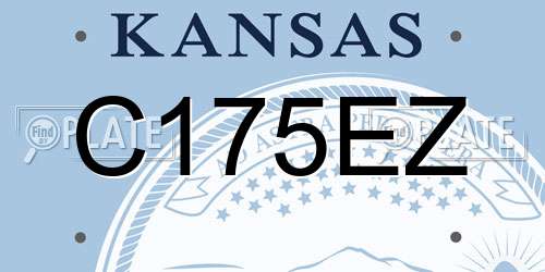 C175EZ Kansas License Plate