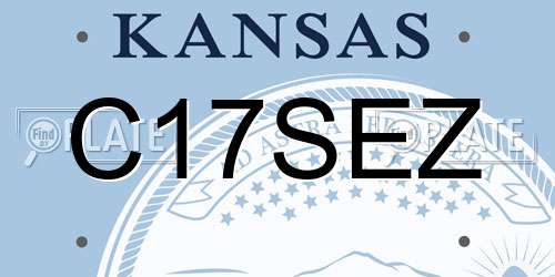 C17SEZ Kansas License Plate