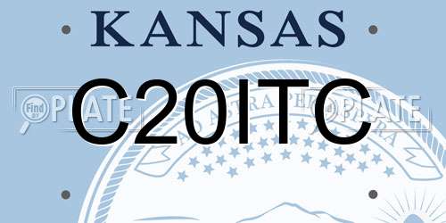 C20ITC Kansas License Plate
