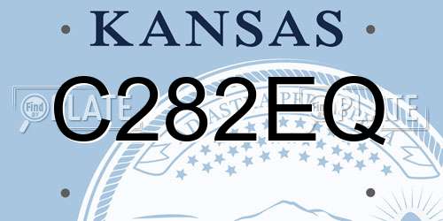 C282EQ Kansas License Plate