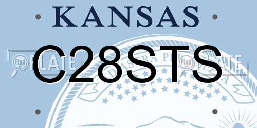 C28STS Kansas License Plate