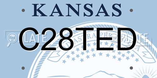C28TED Kansas License Plate