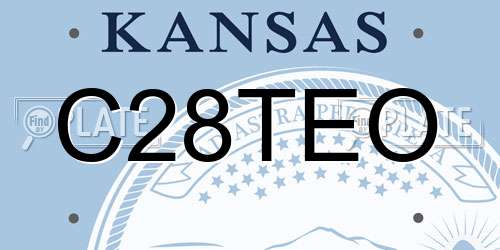 C28TEO Kansas License Plate