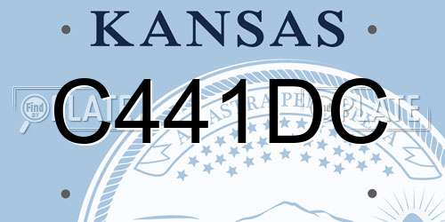 C441DC Kansas License Plate
