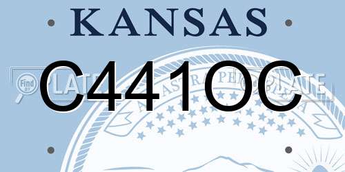 C441OC Kansas License Plate